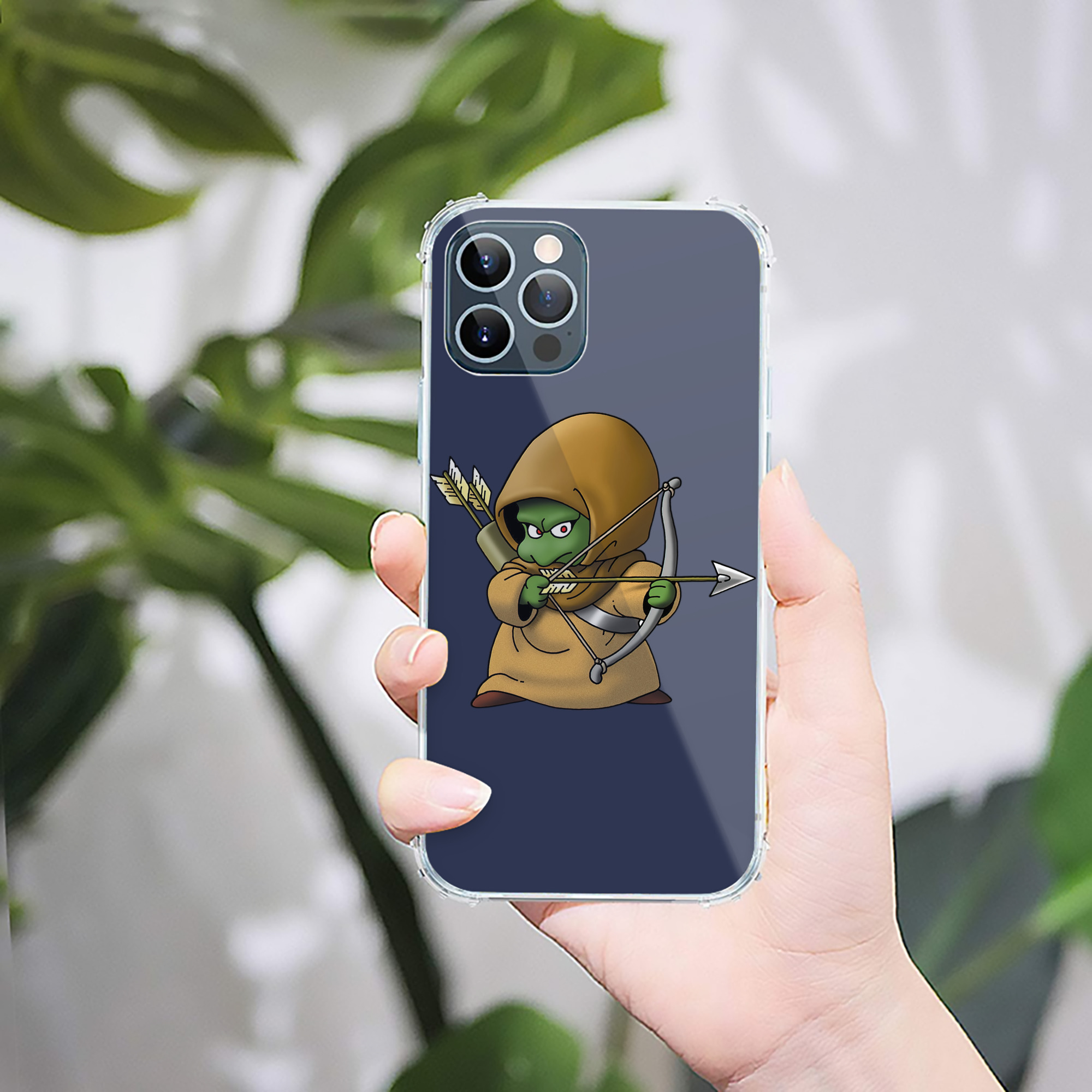 （画像用） ドラゴンクエスト Doragon Kuesuto Dragon Quest 【iPhone 12シリーズ対応】透明スマホケース（クリアソフトケース）